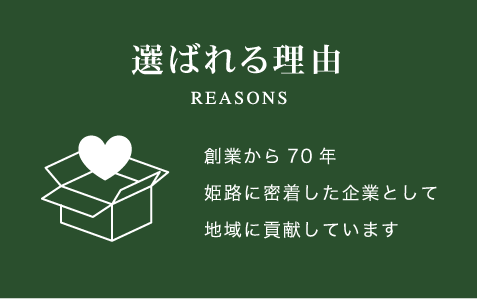 選ばれる理由